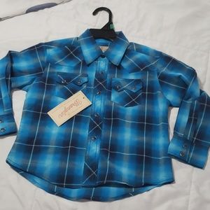 NWT Wrangler Western shirt xs/3-4